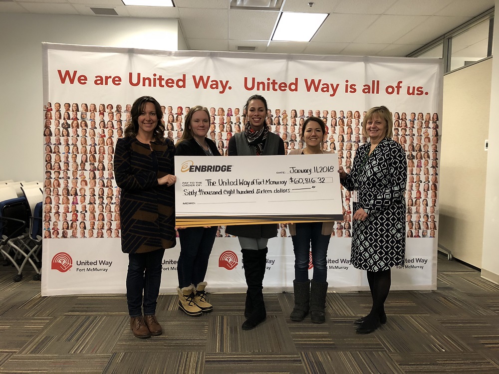 2017 United Way Fort McMurray check